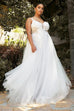 Off White Cinderella Divine CB072W Layered A-Line Tulle Bridal Gown for ...