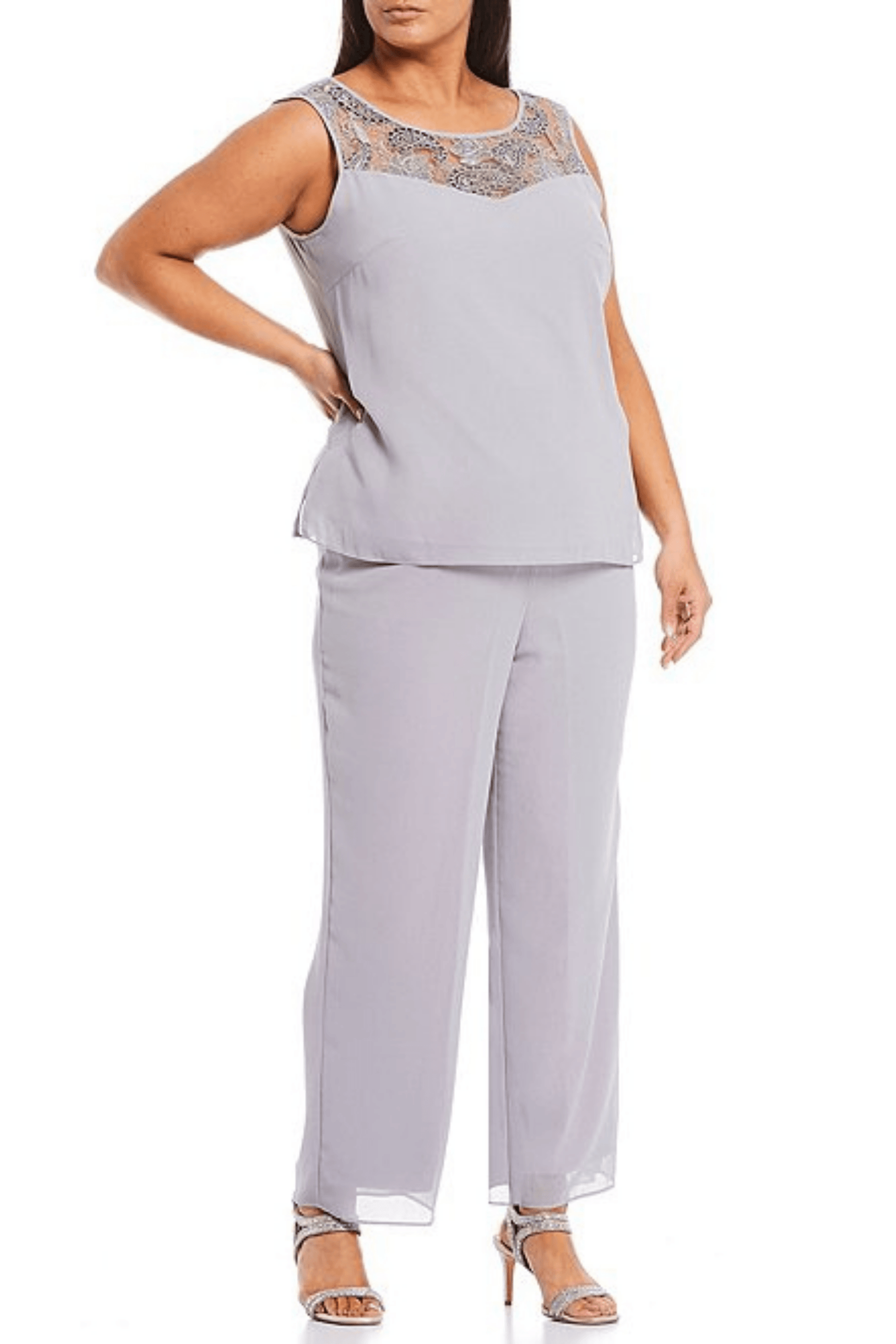 Le Bos Long Formal Evening 3 Piece Pant Set 26335