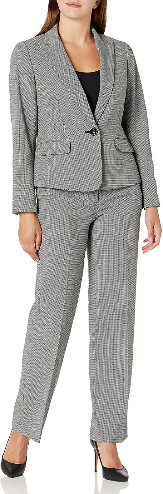 Le Suit Formal Long Sleeve Two Piece Pant Suit - The Dress Outlet