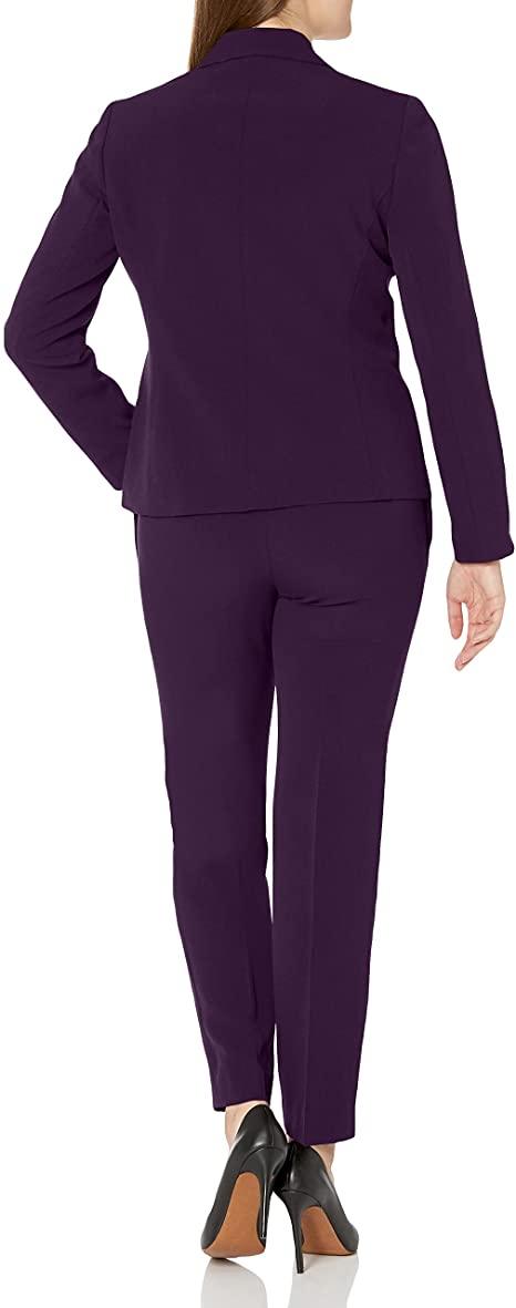 Le Suit Formal One Button Jacket Two Piece Pan Suit