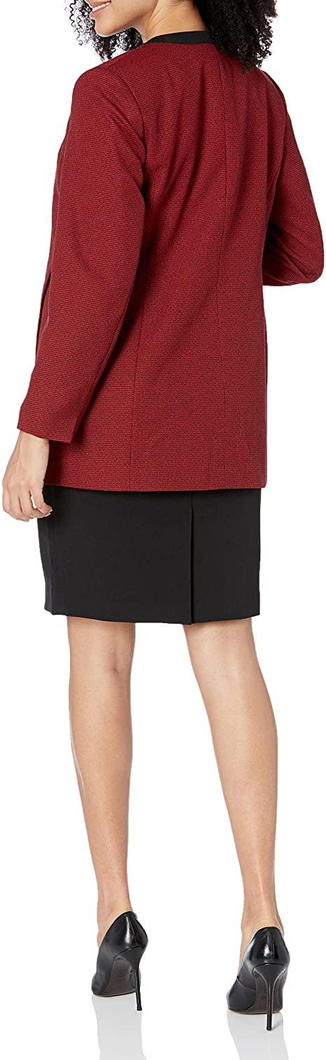 Le Suit Short Sleeveless Two Piece Set Jacket Dress