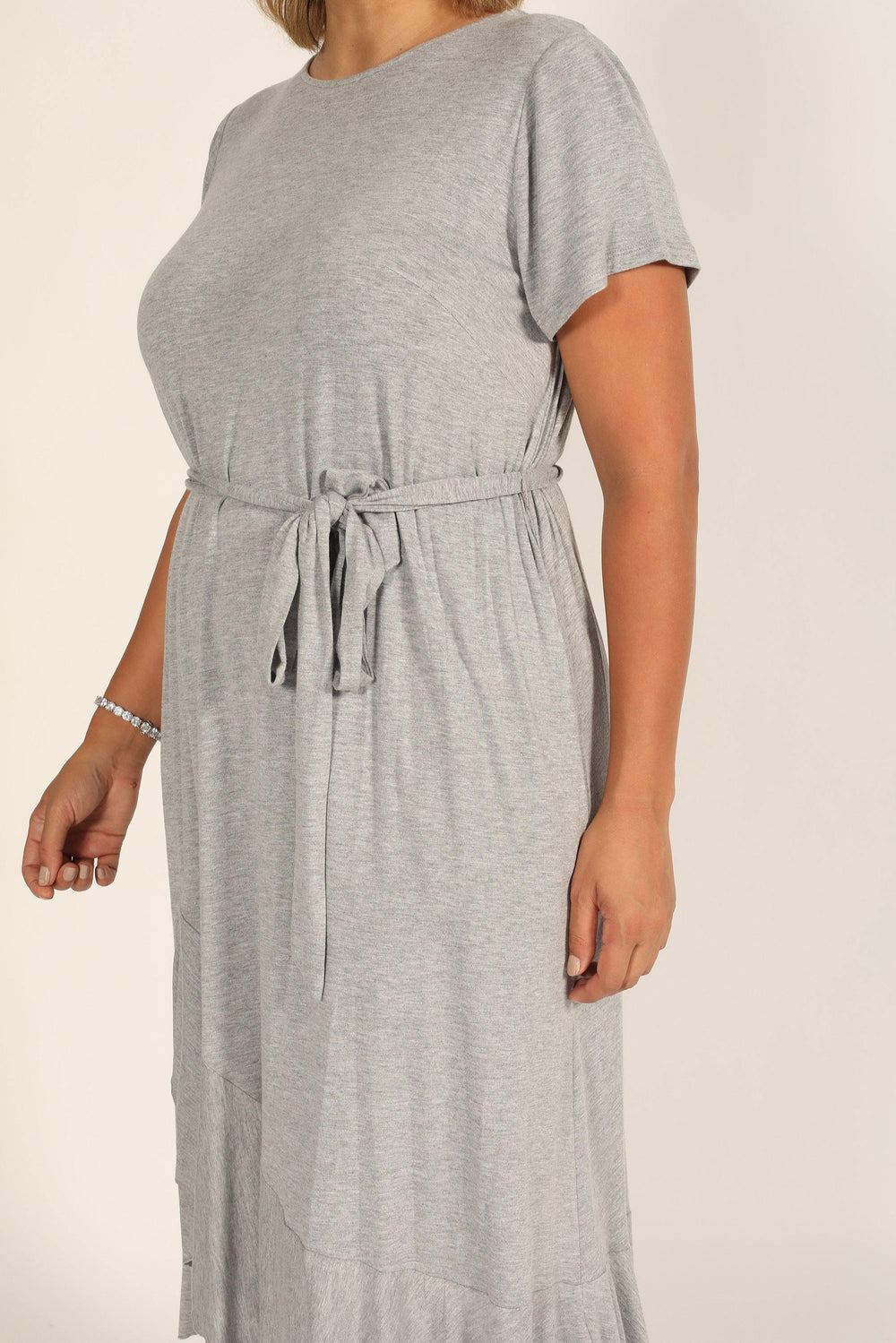 London Times Short Plus Size High Low Dress T5769W - The Dress Outlet