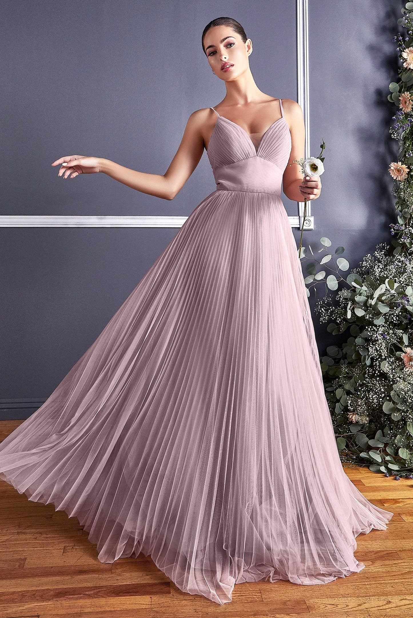 Long A-Line Formal Dress - The Dress Outlet