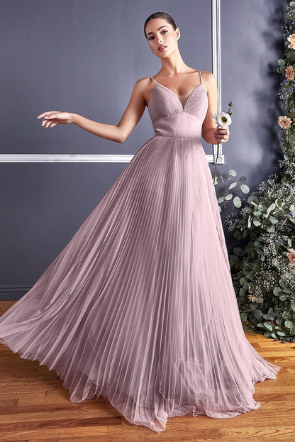 Long A-Line Formal Dress - The Dress Outlet