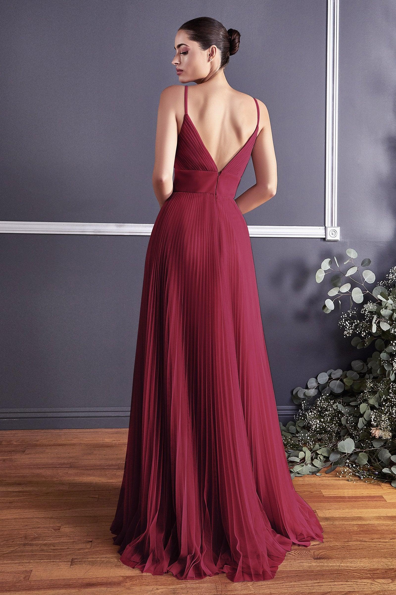 Long A-Line Formal Dress - The Dress Outlet