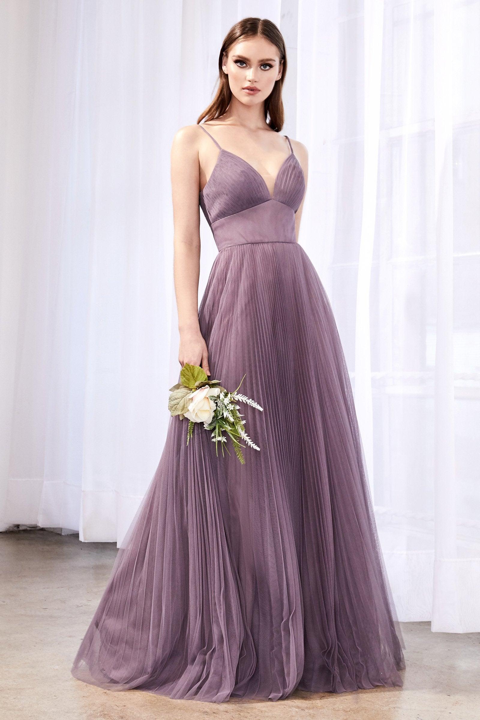 Long A-Line Formal Dress - The Dress Outlet