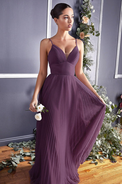 Long A-Line Formal Dress - The Dress Outlet