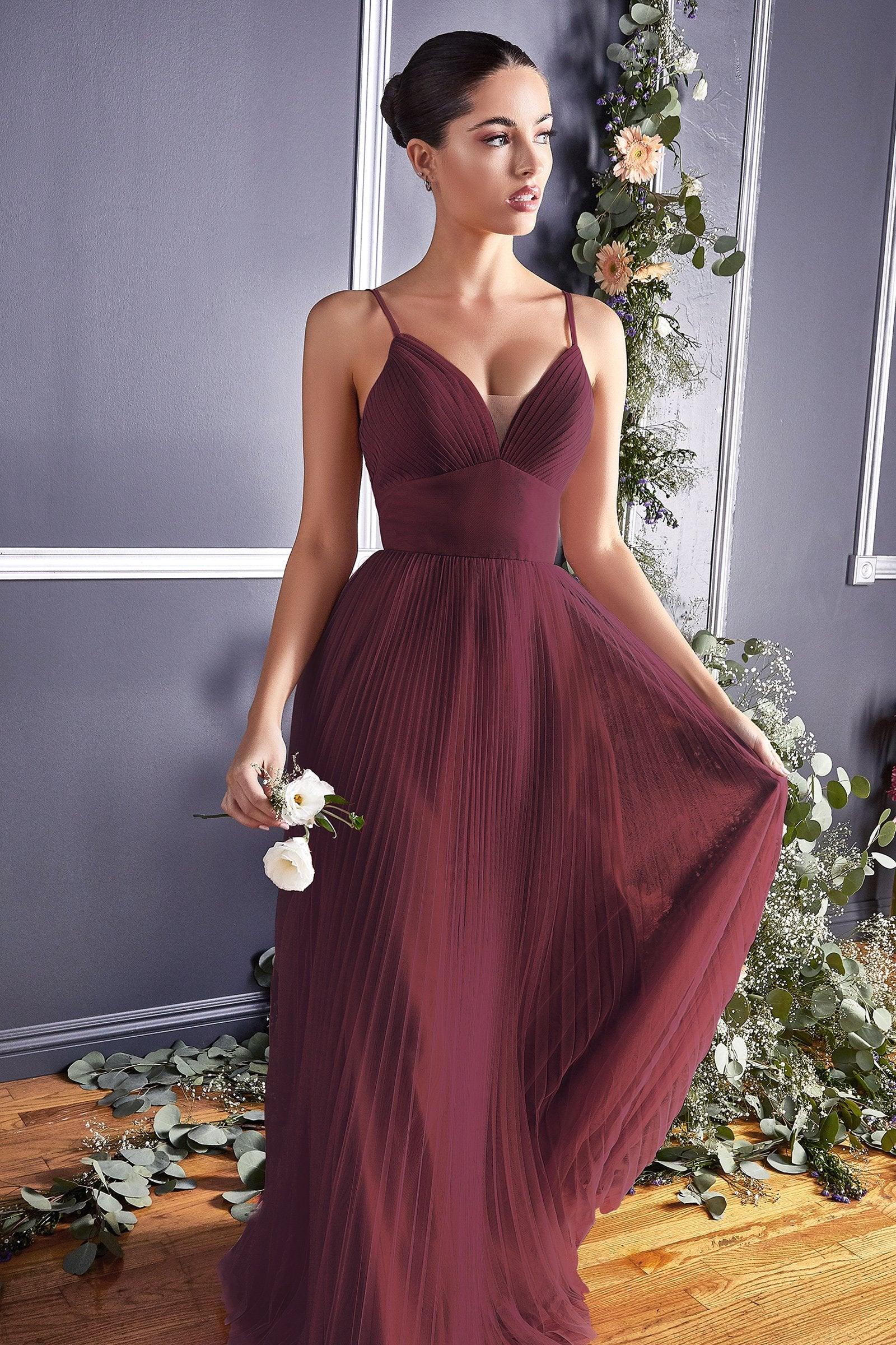 Long A-Line Formal Dress - The Dress Outlet
