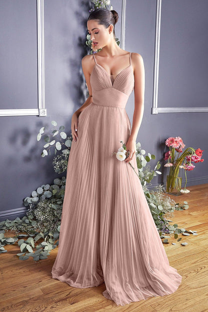 Long A-Line Formal Dress - The Dress Outlet