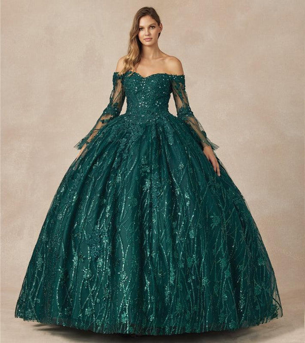 Long Ball Gown Quinceanera Dress