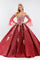 Long Ball Gown Strapless Quinceanera Dress - The Dress Outlet