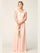 Long Cap Sleeve Mother of the Bride Formal Dress - The Dress Outlet