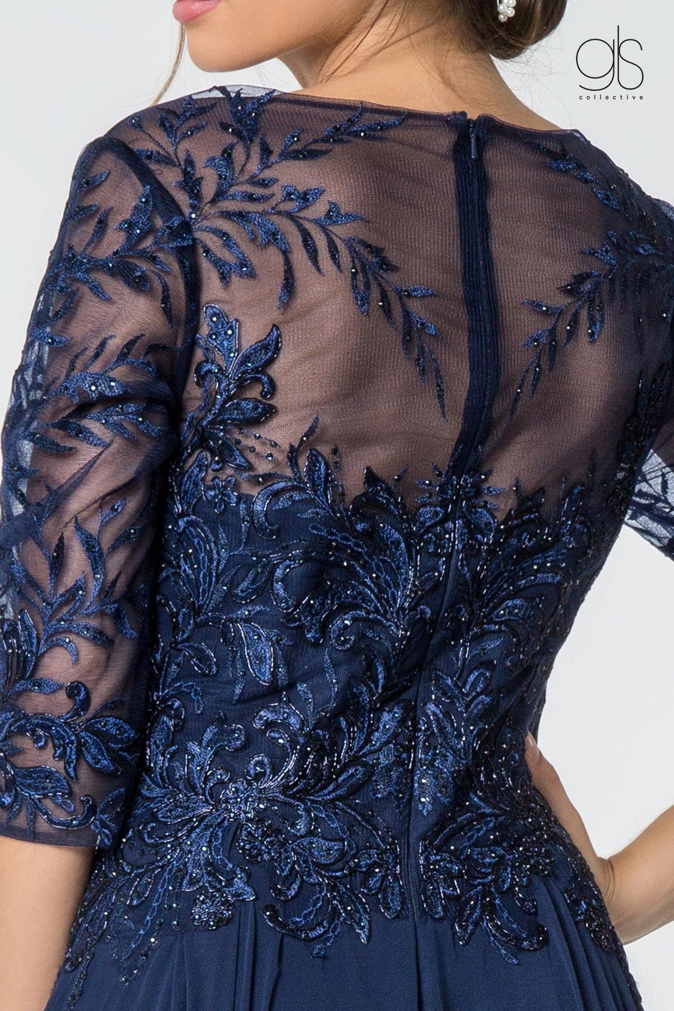 Long Formal 3/4 Sleeve Mother of the Bride Dress Sale | DressOutlet ...