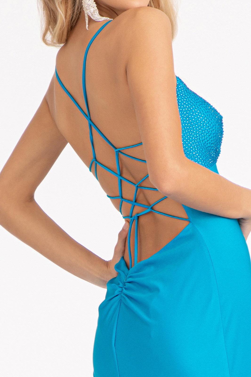 Long Formal Mermaid Fit Prom Dress - The Dress Outlet