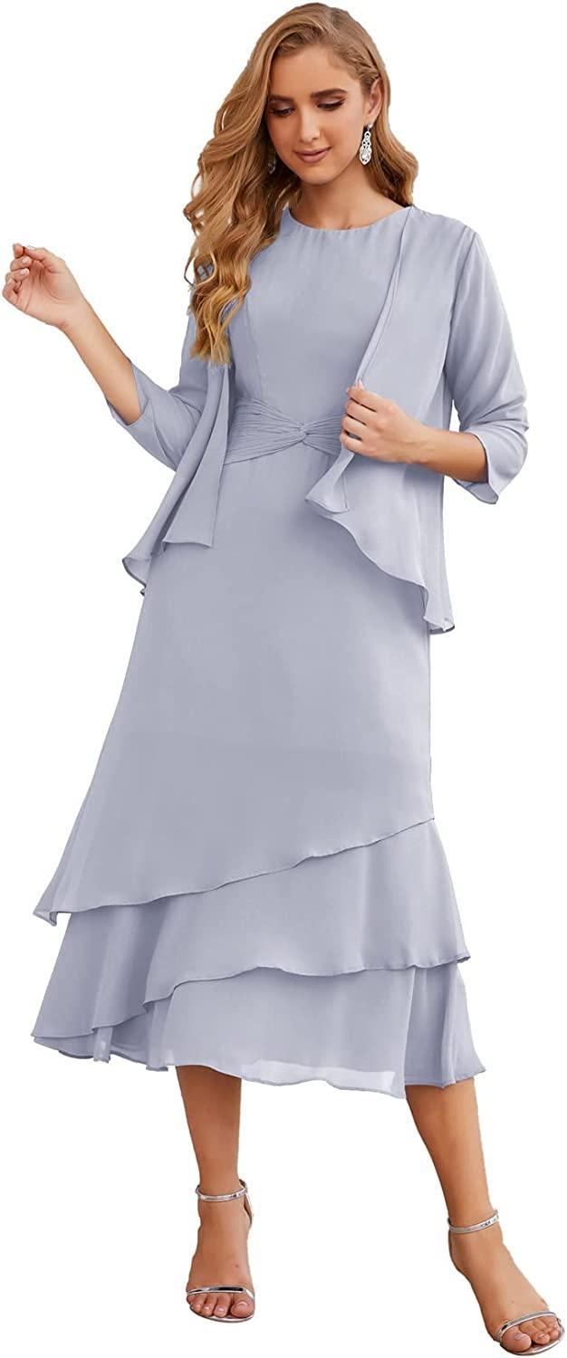 Long Formal Mother of the Bride Dress Size 14 - The Dress Outlet