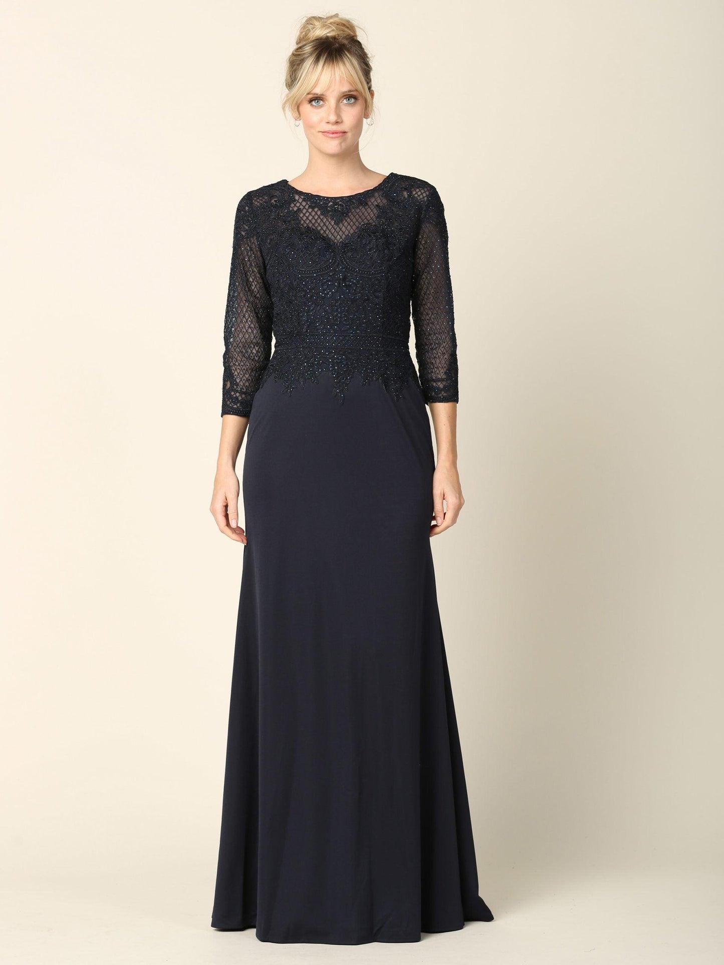 Long Formal Mother of the Bride Dress - The Dress Outlet