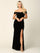 Long Formal Off Shoulder Velvet Evening Dress Sale