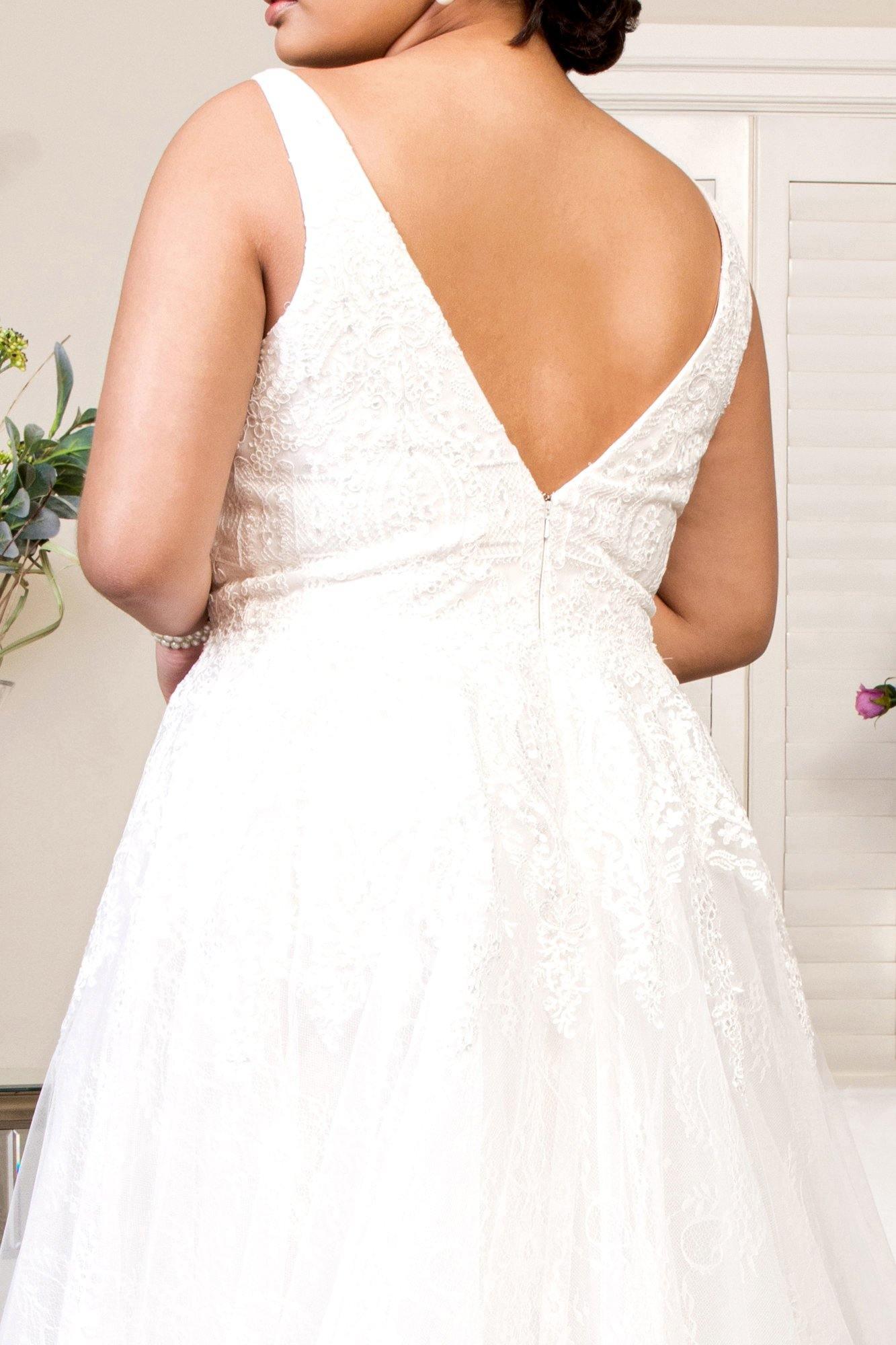 Long Ivory Wedding Gown Sale