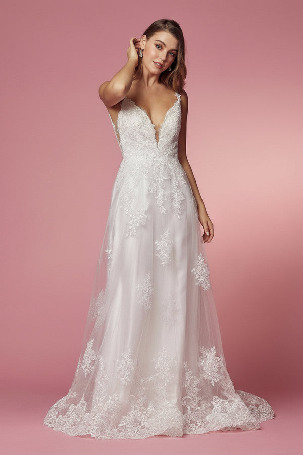 Long Lace Wedding Dress Sale