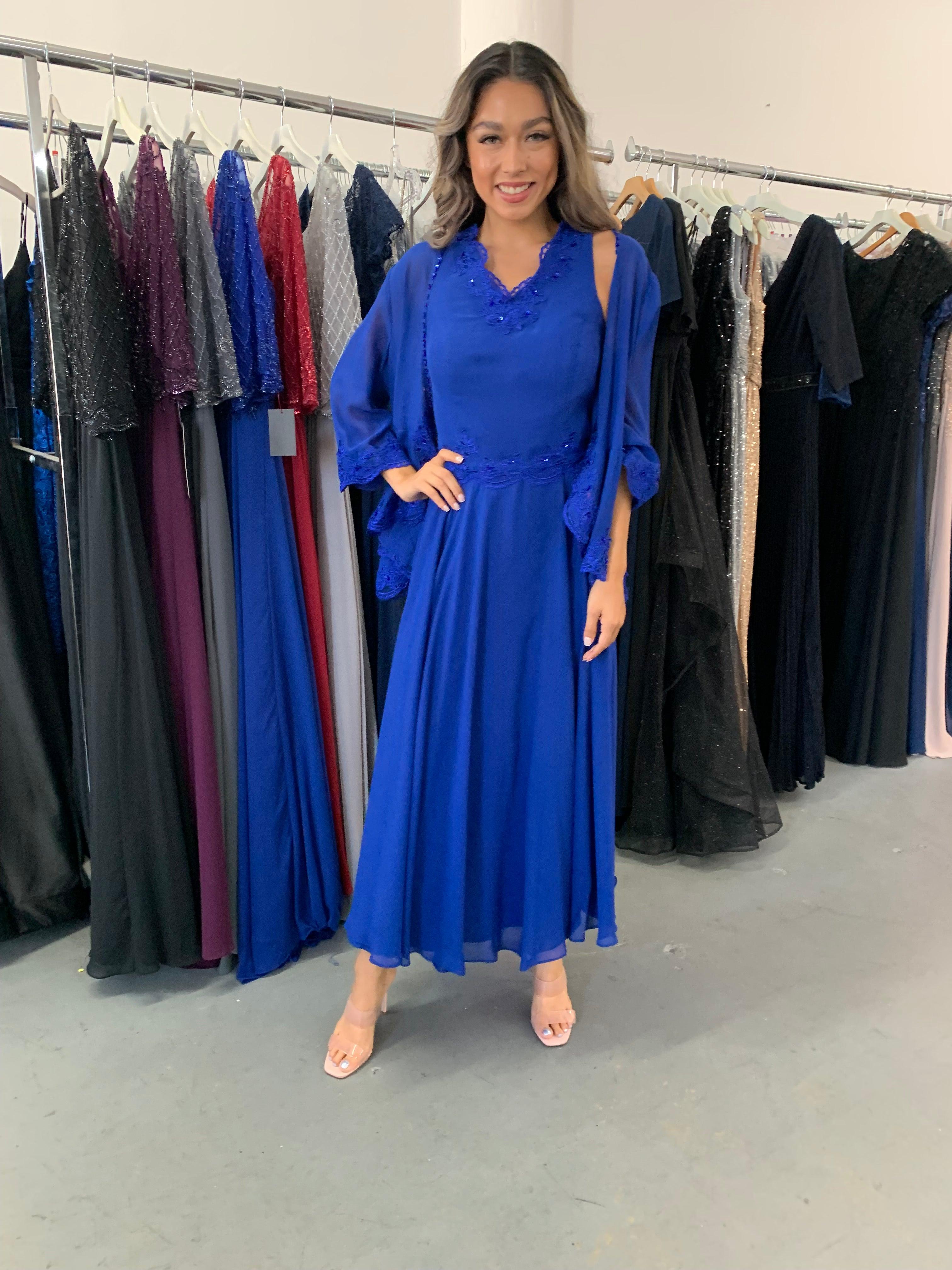 Long Mother of the Bride Dress Sale - The Dress Outlet