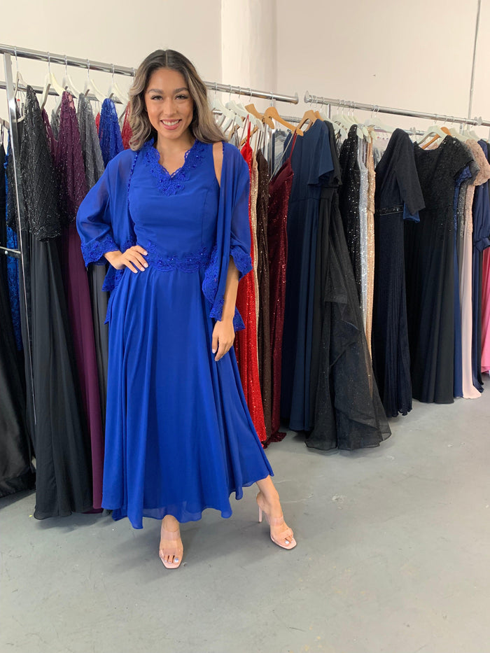 Long Mother of the Bride Dress Sale - The Dress Outlet