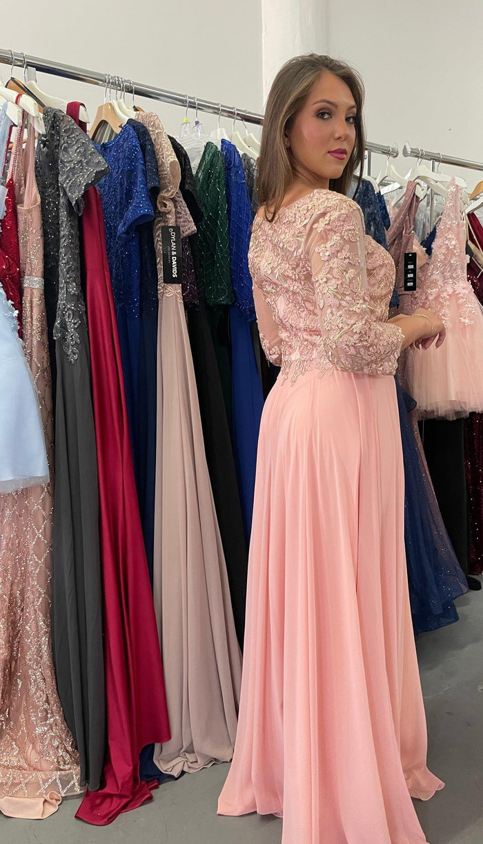 Long Mother of the Bride Dress Sale - The Dress Outlet