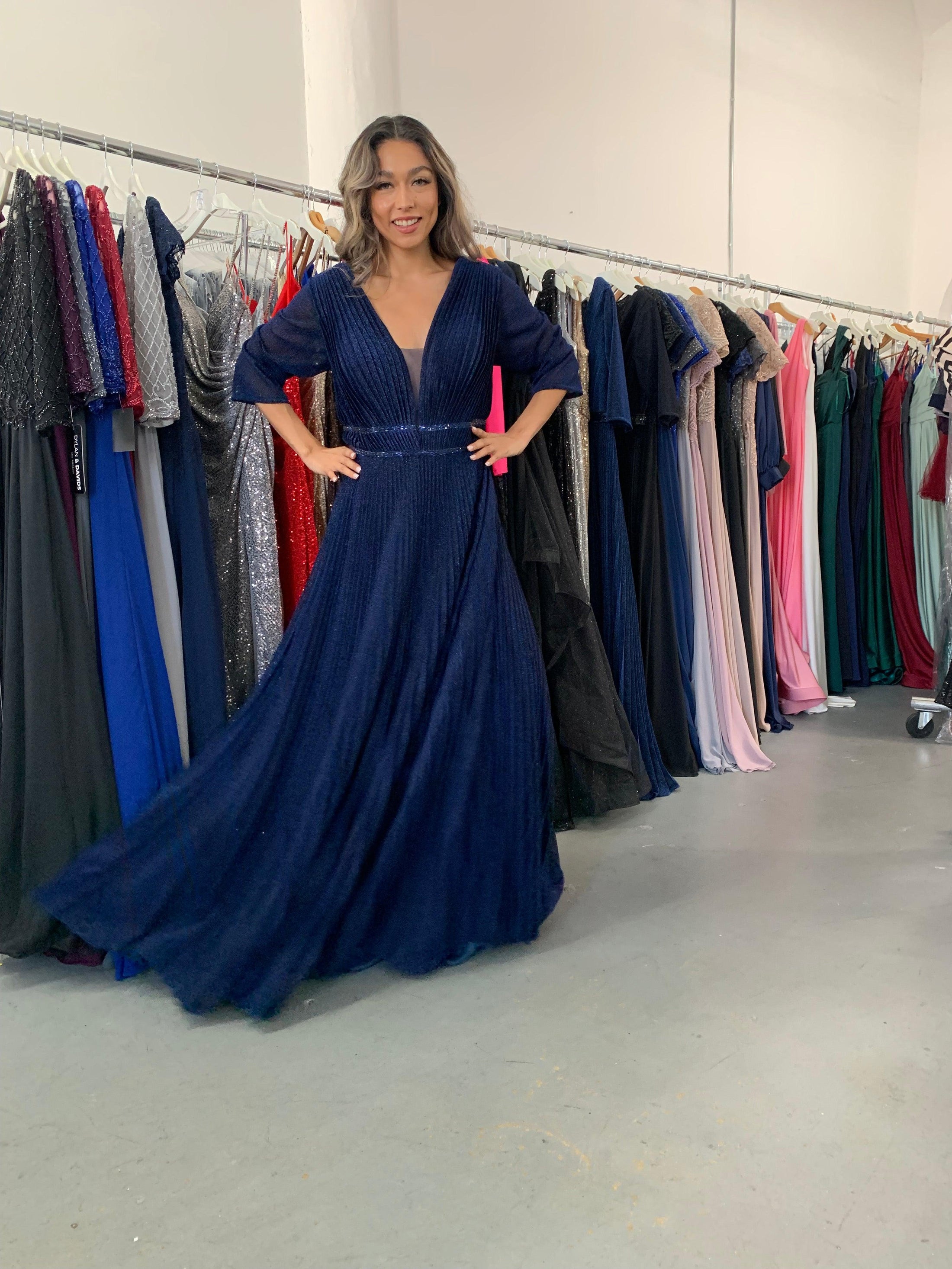 Navy Long Mother of the Bride Formal Dress Sale for $41.99 – The Dress ...