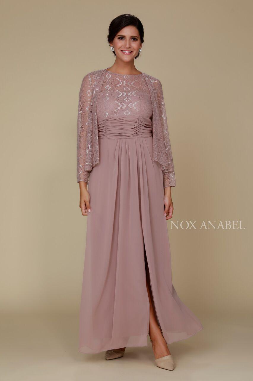 Long Mother of the Bride Formal Dress with Jacket Sale - The Dress Outlet