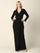 Long Mother of the Bride Formal Metallic Dress - The Dress Outlet