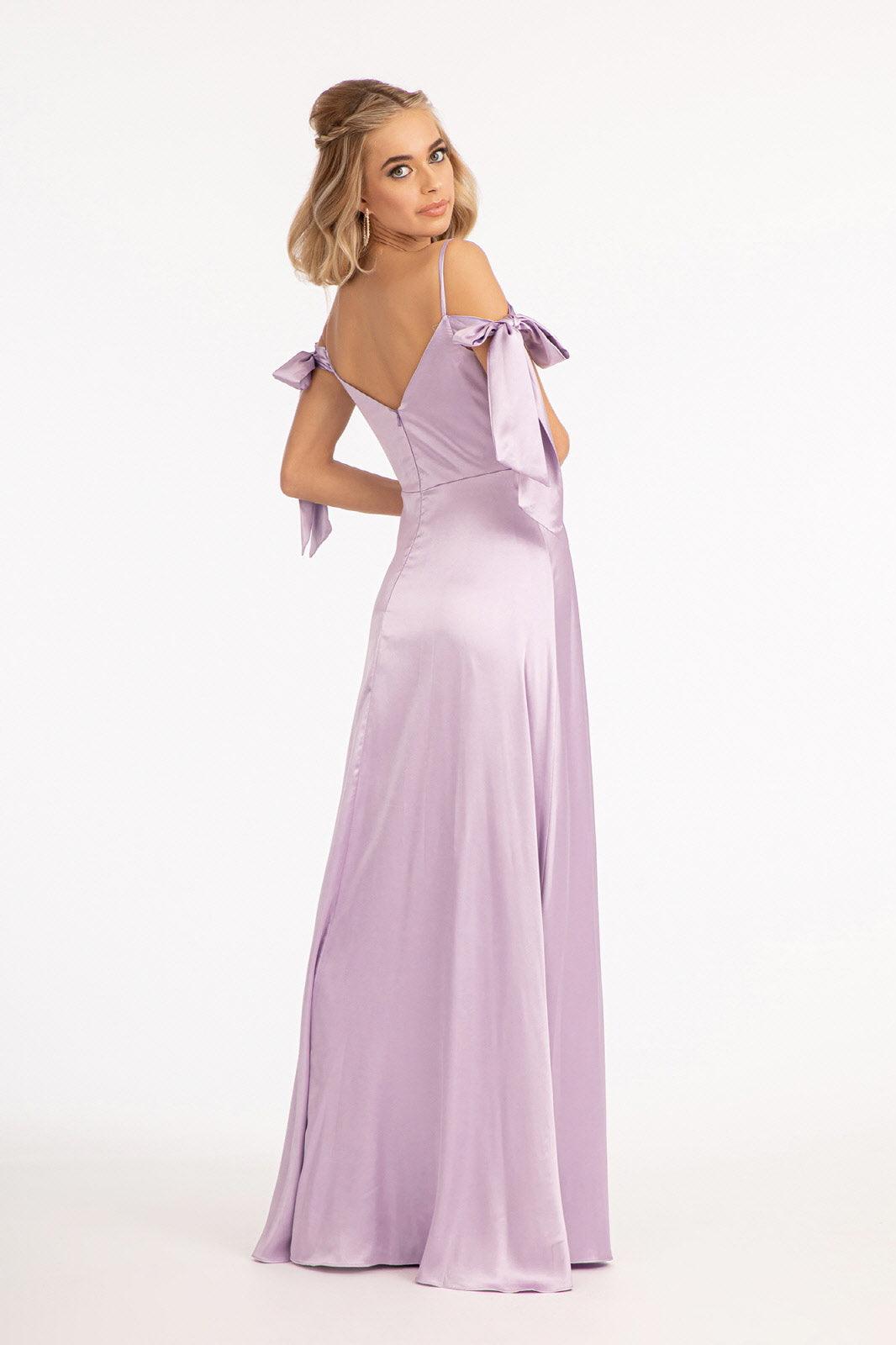 Long Off Shoulder Formal Bridesmaid Dress