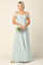 Long Off Shoulder Lace Bodice Bridesmaids Dress - The Dress Outlet