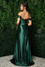 Long Off Shoulder Sexy Prom Formal Dress E1043 - The Dress Outlet