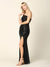 Long One Shoulder Formal Fitted Prom Dress - The Dress Outlet
