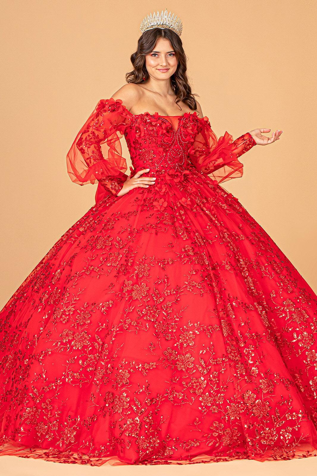 Glamorous Appliques Tulle Quinceanera Dress Ball Gown,Sweet 16 Dress Y7323 main image 1