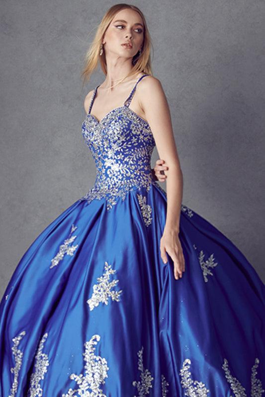 Royal Blue Princess Dresses Clipart, Royal Blue Quinceanera, By Sunflower  Day Love | TheHungryJPEG