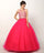Long Quinceanera Dress Sweet 16 Floral Ball Gown - The Dress Outlet