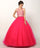 Long Quinceanera Dress Sweet 16 Floral Ball Gown - The Dress Outlet