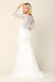 Long Sleeve Bridal Gown Lace Wedding Dress - The Dress Outlet