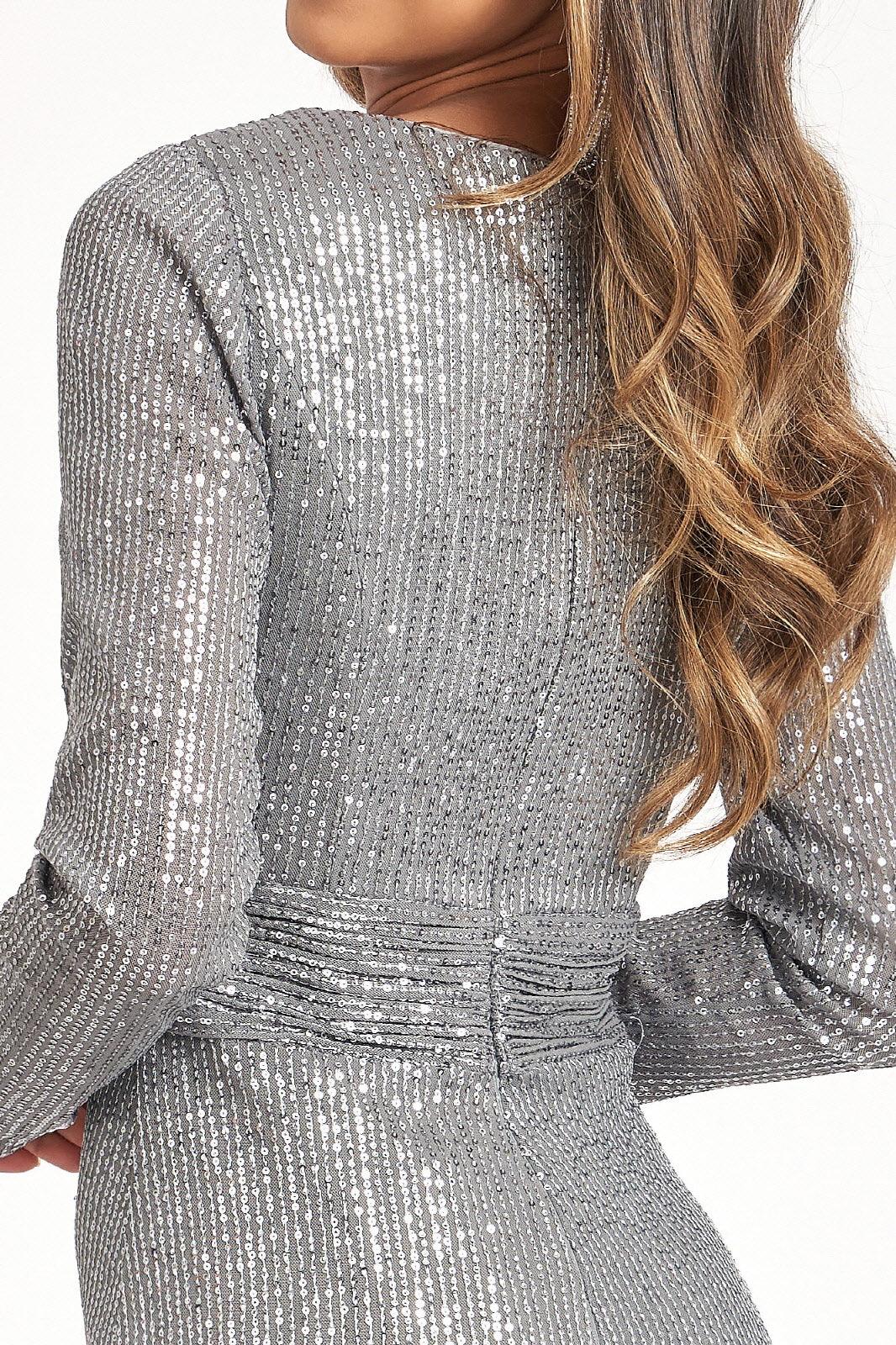 Long Sleeve Formal Mermaid Evening Dress