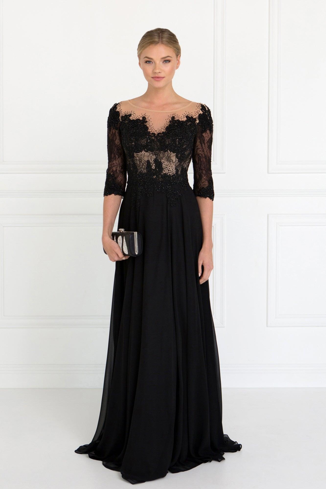 Long Sleeve Mother of the Bride Dress Sale - The Dress Outlet