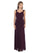 Long Sleeveless Bridesmaid Chiffon Dress - The Dress Outlet