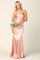 Long Spaghetti Strap Formal Dress Bridesmaids - The Dress Outlet