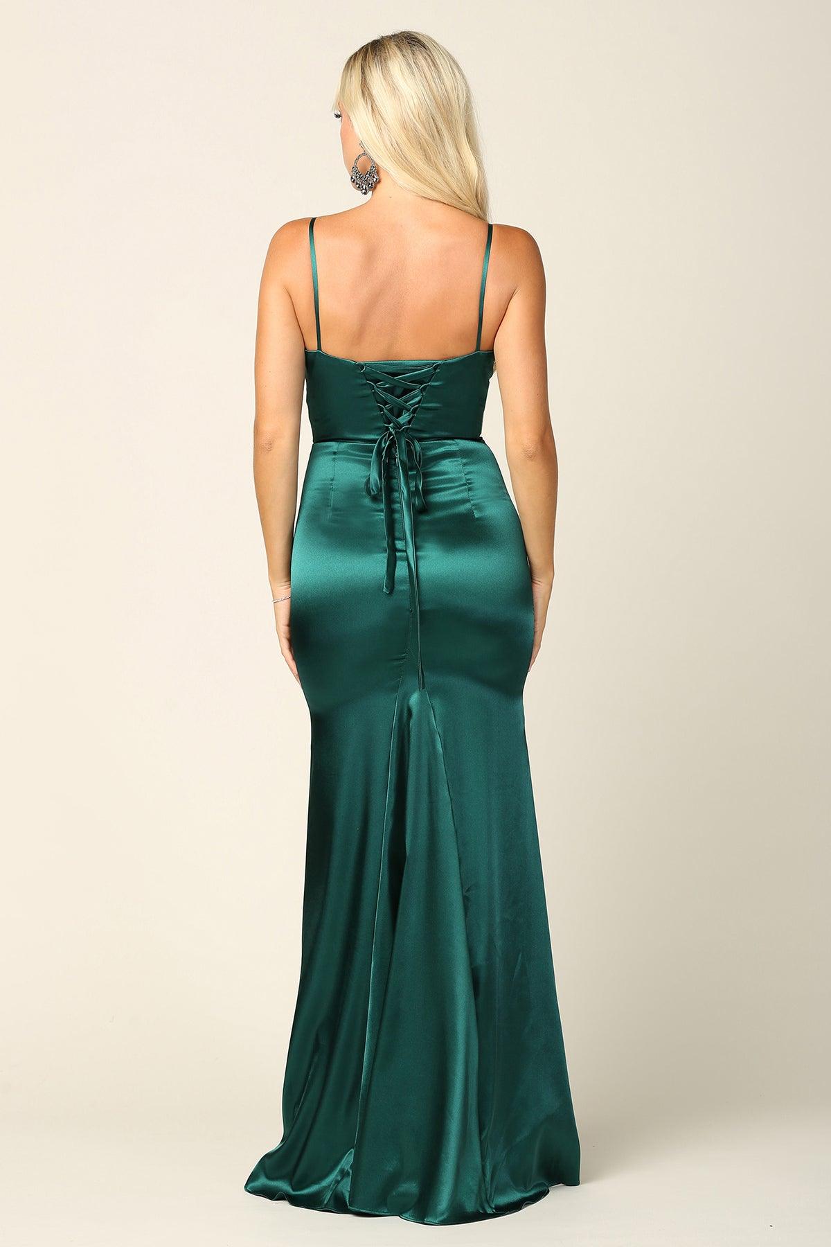 Long Spaghetti Strap Formal Dress Bridesmaids