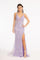 Long Spaghetti Strap Formal Prom Dress - The Dress Outlet