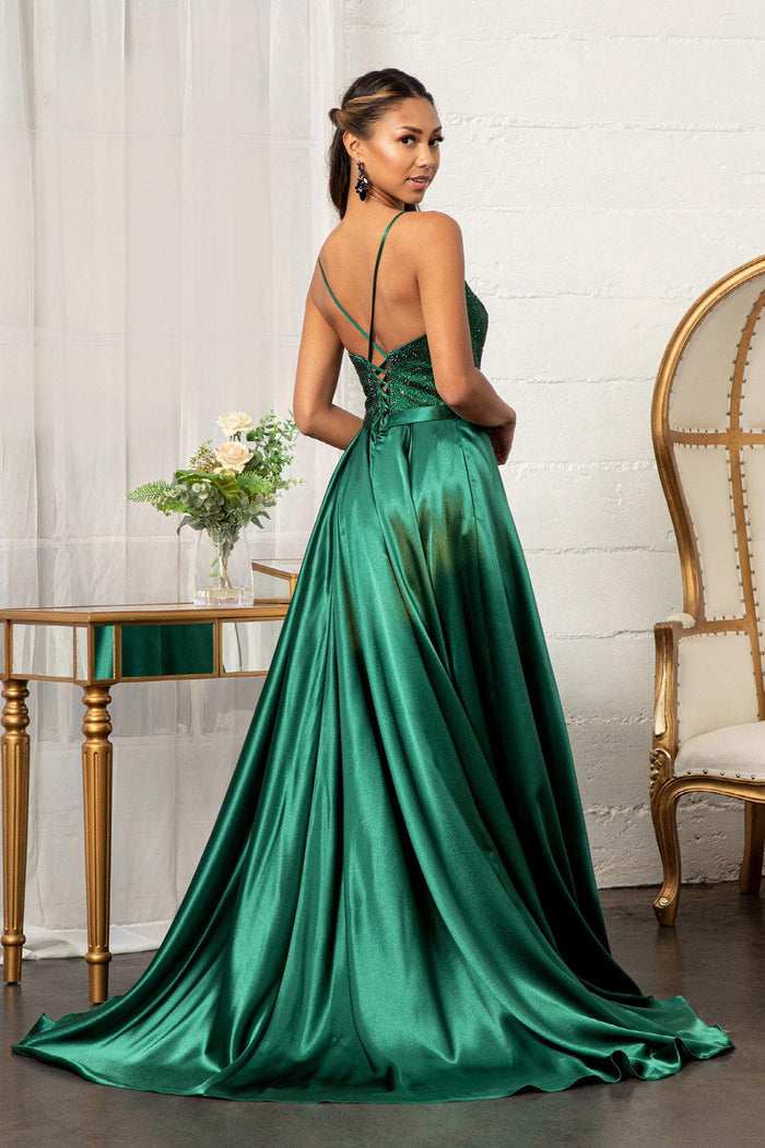 Cocktail Dress Navy Green Dresses Dark Green Dark Green A-line V-neck Satin Prom Dresses Cocktail Dress Navy Green Dresses Dark Green Dark Green A-line V-neck Satin Prom Dresses
