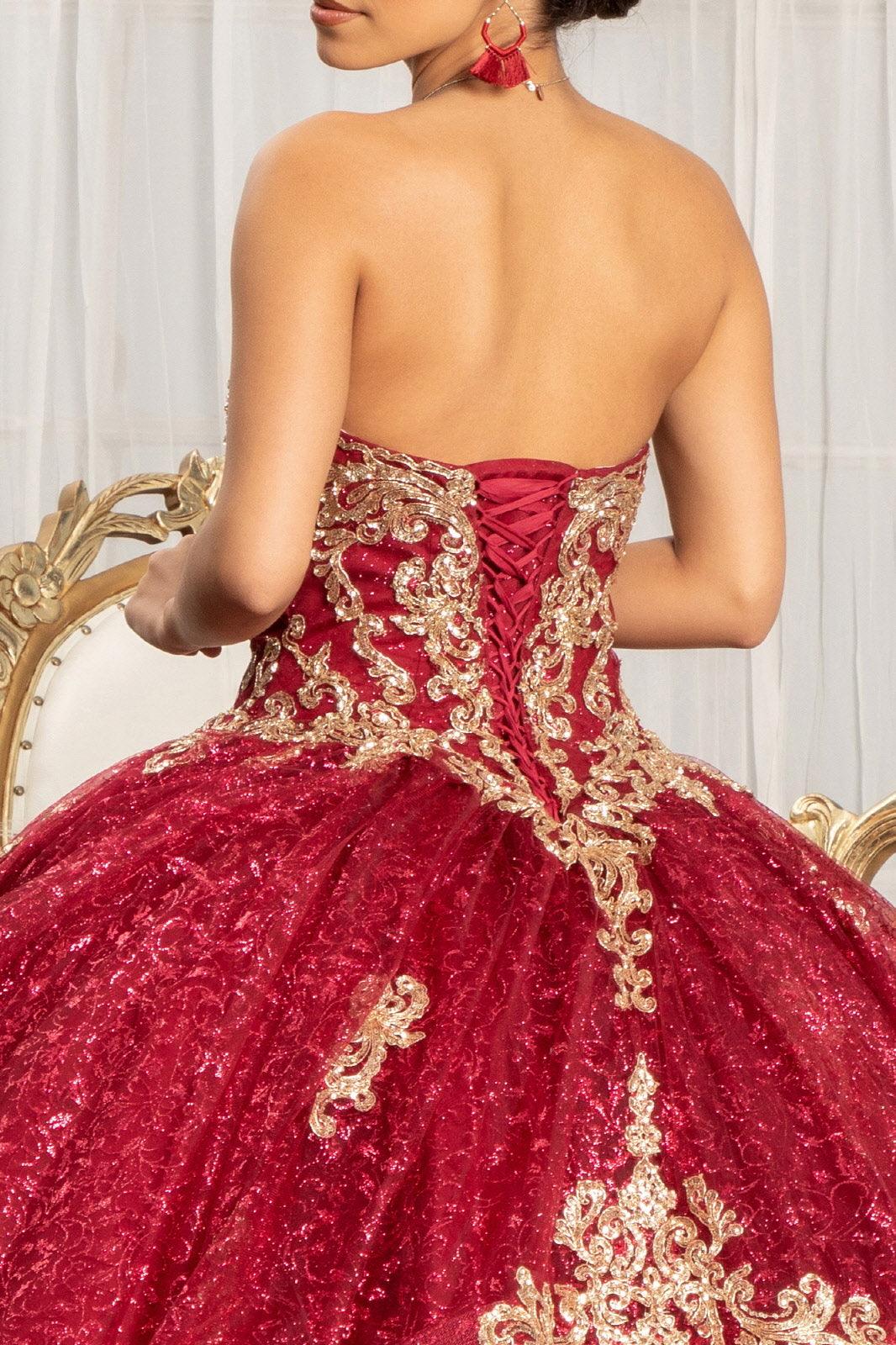 Burgundy Velvet Strapless Prom Dress with Organza Ruffled Skirt –  loveangeldress