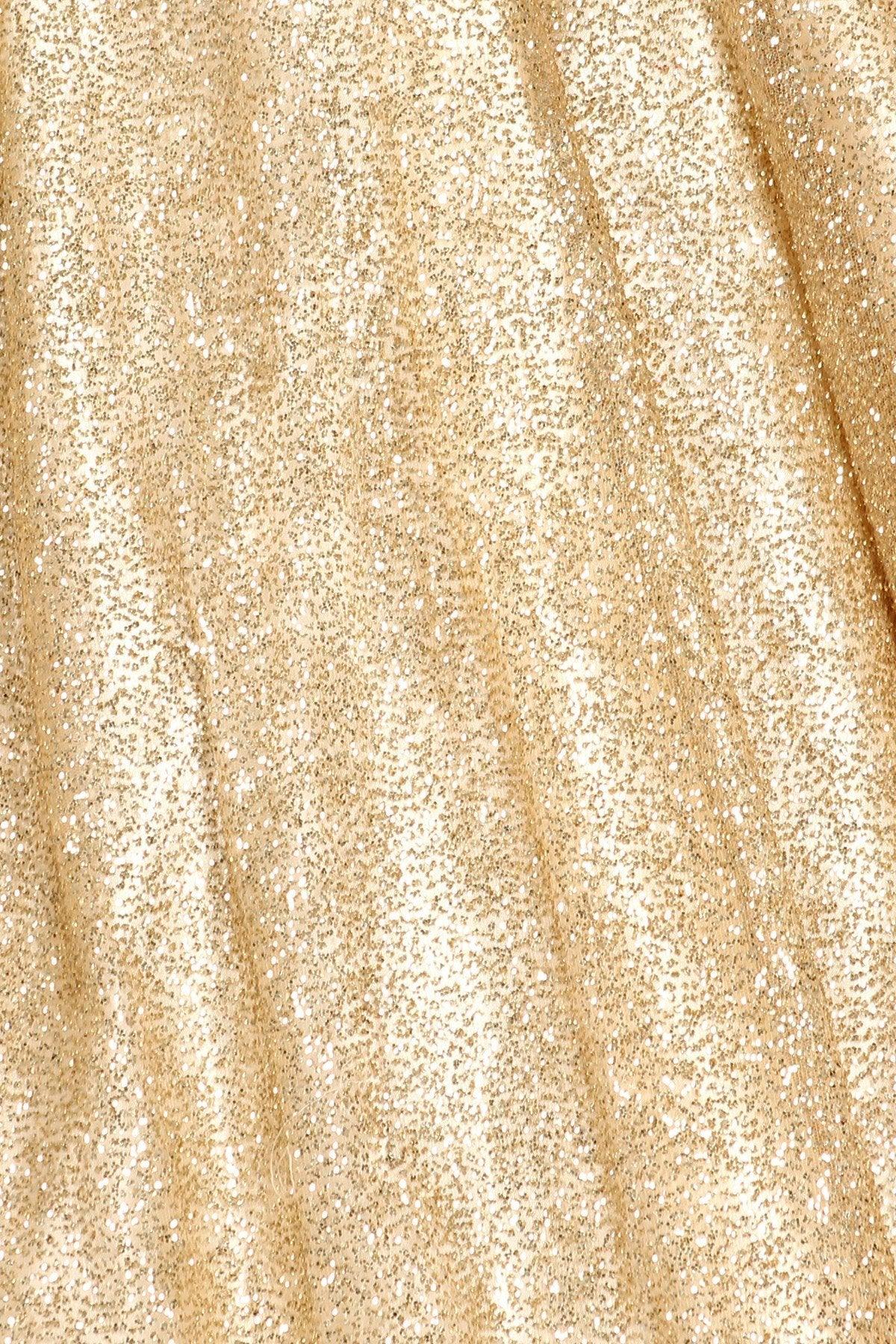 Long Strapless Prom Glitter Ball Gown