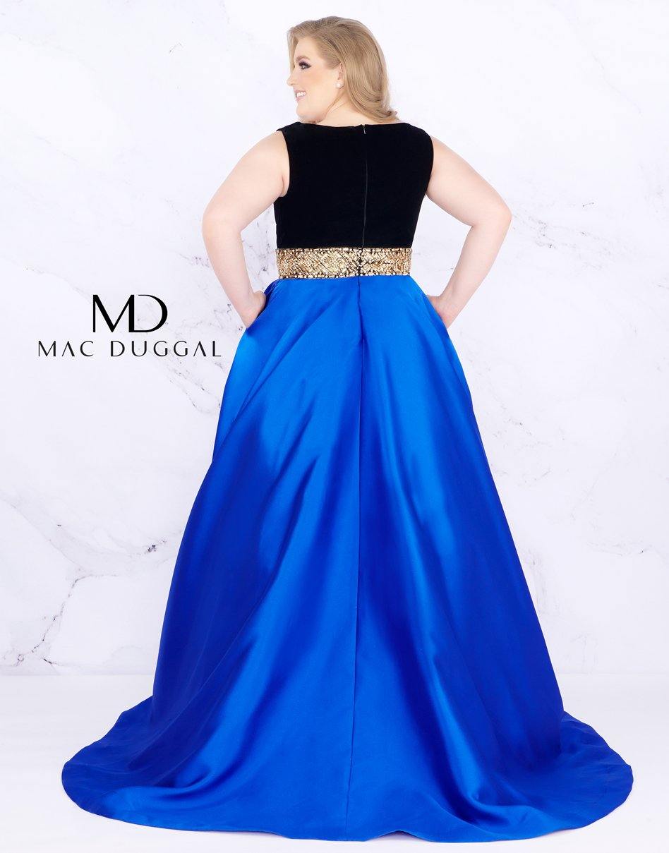 Mac Duggal 66787 Fabulous Long Sleeveless Ballgown