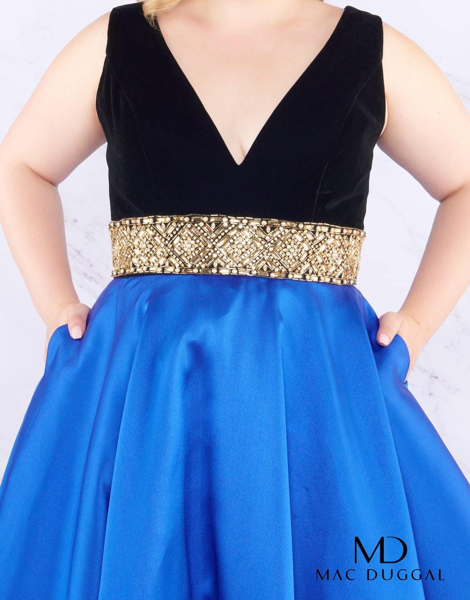 Mac Duggal 66787 Fabulous Long Sleeveless Ballgown