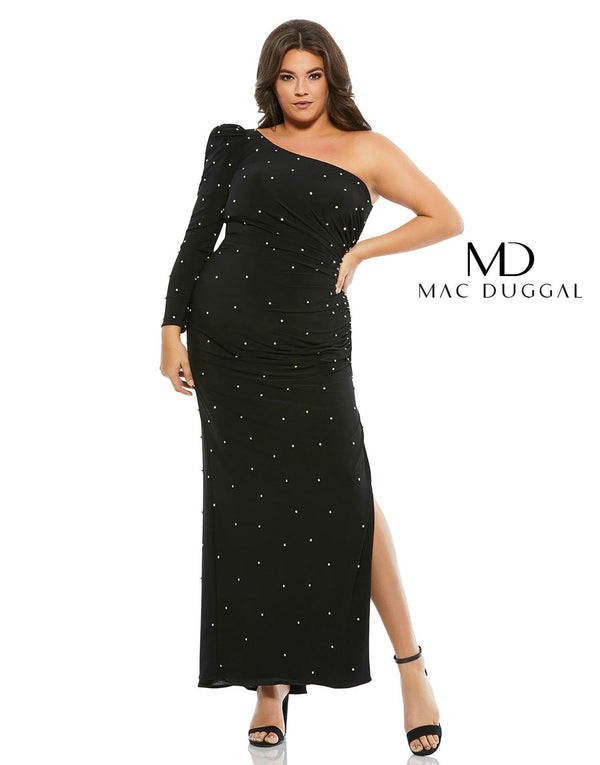 Fabulouss Long Plus Size Dress Plus Size Mac Duggal 67733